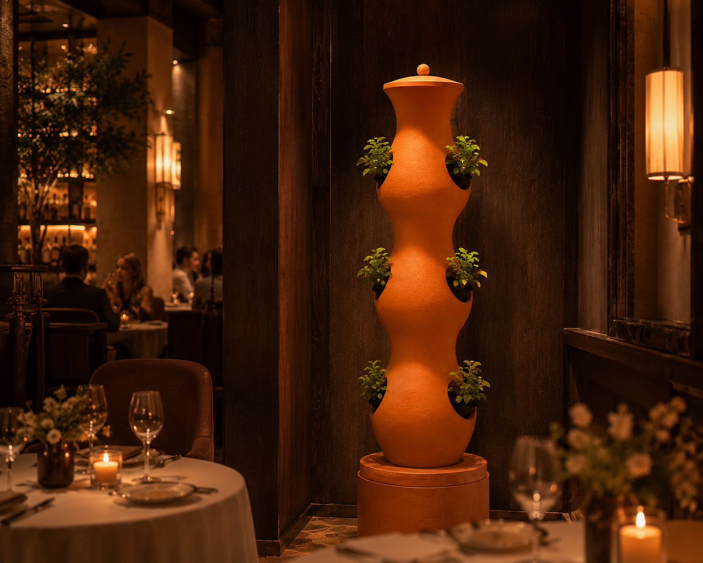 Organic living with aeroponic tower